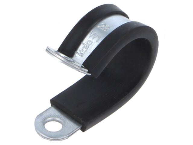 Bevestigingsbeugel; Øbundel: 23mm; W: 15mm; staal; Ømont.op: 6,4mm Bevestigingsbeugel; Øbundel: 23mm; W: 15mm; staal; Ømont.op: 6,4mm